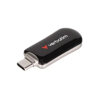 Verbatim Plectra Black 128GB USB-C Flash Drive 30225
