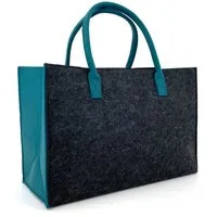 heimtexland Einkaufsshopper Universal Filztasche Einkaufstasche Filz Shopper, 24 l, Henkel Tragetasche - strapazierfähig langlebig nachhaltig