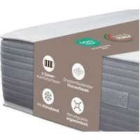 Visco-Matratze Matratze Boxspringlook, integrierter Topper, in 90x200 cm erhältlich, DI QUATTRO, 30 cm hoch, Matratze in 90x200 und 140x200 cm erhältlich, extrahohe Matratze