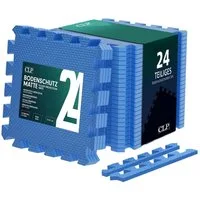 CLP Bodenschutzmatte Puzzlematte 30x30 cm, 24er Set, 24-St., 24er, rutschfest, für indoor und outdoor