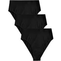 Next High-Waist-Slip 3er-Pack No VPL Hochbund-Slips, hohes Bein (3-St)