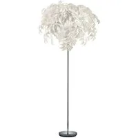 Reality Leuchten Stehlampe Leavy, ohne Leuchtmittel, warmweiß - kaltweiß, Stehleuchte Blatt Design, Fußschalter, exkl 3xE14 max 28W