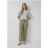s.Oliver 7/8-Hose Hose High Rise-Culotte mit Umschlag