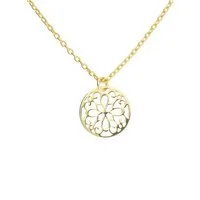 My Gold Kette mit Anhänger Damen Goldkette Lebensblume Gold 333 (8 Karat) - Flor de Vida (1-tlg., inkl. Schmuckbox), Geschenke