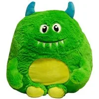 Haus und Deko Zierkissen Monster Kuschelkissen 35 x 40 cm Kinder Dekokissen Zierkissen Autokiss, (1 St)
