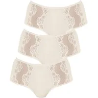 Nina Von C. Taillenslip 3er Pack Damen Taillenslip Slipboutique (Packung, 3-St) Zwickel
