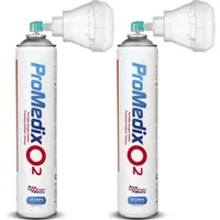 Promedix Inhalator PR-994, 2-tlg., Sauerstoffkonzentration 99,4%, 12Liter Volumen