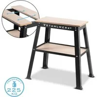 STAHLWERK Werkbank Universal Maschinenständer 225 kg Maschinentisch, (Packung, 1-tlg), B/T/H: 82x58x82 cm