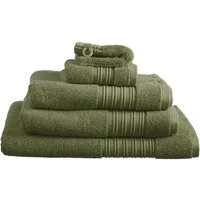 Handtuch Sheer Olive Green 70X140 Olivgrün Baumwoll-Frottee, Baumwoll-Frottee