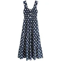 Next Midikleid Ärmelloses Midikleid aus strukturiertem Jersey (1-tlg)