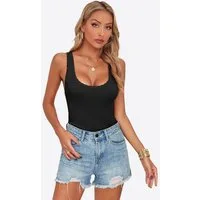 Imily Bela Tanktop Damen Sexy Strickweste (Packung, 1-tlg., 1per-Pack) Einfarbig