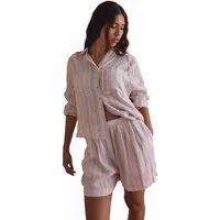 Next Pyjamaoberteil Leinenhemd (1-tlg)