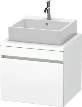 Duravit DuraStyle Konsolenwaschtischunterbau wandhängend Weiß Matt 600x548x512 mm - DS531001818 DS531001818