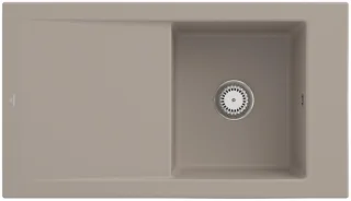 Villeroy & Boch Einbauspüle Timeline 50 900x510mm Ablgarn. aus Keramik Almond cplus, 330701AM 330701AM