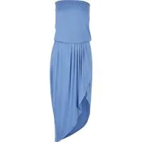 URBAN CLASSICS Shirtkleid Urban Classics Damen Ladies Viscose Bandeau Dress (1-tlg)