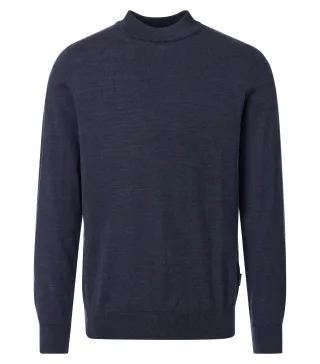 VENTI - Rollkragenpullover blau - Gr. - M
