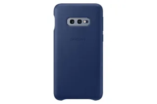 Samsung Leather Cover [für Galaxy S10e] marineblau