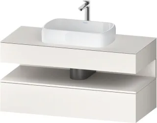 Duravit Qatego Konsolenwaschtischunterbau wandhängend Weiß Supermatt 1200x550x600 mm - QA47320848400 QA4732084840010
