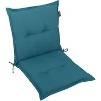 LILENO HOME Polsterauflage Gartenstuhl Niedriglehner Auflage, bequeme Sitzauflage für Gartenmöbel, (1 St., 1er Set), Polsterauflage Petrol, Sitzpolster für Klappstühle
