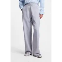 HUGO Jogger Pants Nuwaist mit Raw Cut Hem, weites Bein