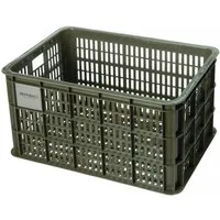 Basil Fahrradkorb Basil Crate L Fahrradkiste 40L moosgrün, recycelter Kunststoff, 38x49x