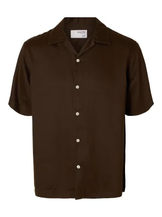 SELECTED MEN - SLHREGNOA MIX SHIRT SS RESORT - Gr. - XL