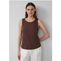 s.Oliver Muscleshirt T-Shirt Top mit dekorativem Cut-out