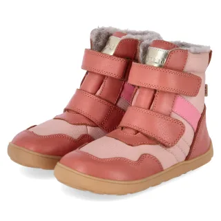 Bisgaard Winterboots BAREFOOT TIMO TEX  Rosa - Gr. 26 -  Textil
