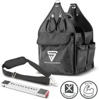 STAHLWERK Werkzeugtasche Werkzeugtasche mit 11 Außentaschen
