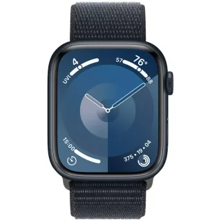 Apple Watch Series 9 (GPS) 45mm Aluminium Mitternacht mit Sport Loop Mitternacht | mr9c3 |