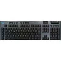 Logitech G Logitech G915 X Lightspeed Wireless QWERTZ Gaming-Tastatur (Wireless, flache Switches, RGB, Medientasten, G-Tasten)