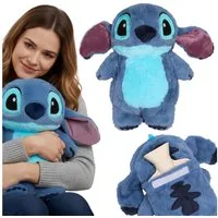 Disney Wärmflasche DISNEY Stitch Wärmflasche 750 ml mit weichem Bezug, groß, Maskottchen