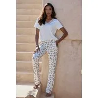 Vivance Dreams by Lascana Pyjama (Set, 2 tlg) mit süßem Blumen-Print