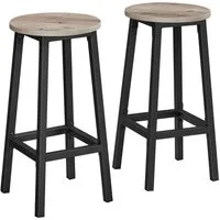 VASAGLE Barhocker Barstühle (Set, 2 St., 2er), Barhocker, 2er Set, Barstühle, 65cm/74cm