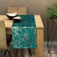 Eurofirany Tischdecke BLINK (Packung 1-tlg), Tischläufer, Samt, Velvet, 35x140 cm, 35x180 cm, 35x220 cm