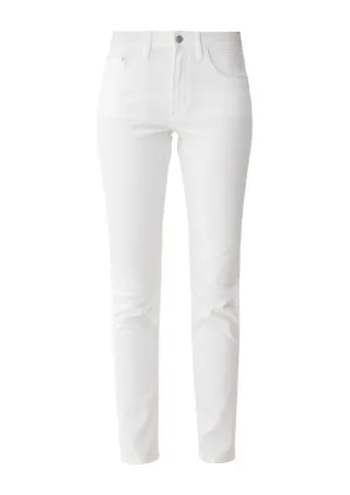 s.Oliver Red Label - HoseSlim: Schmale Twill-Hose weiß - Gr. - 32