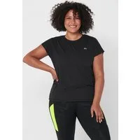 ONLY Play Funktionsshirt ONPAUBREE SS LOOSE TRAIN TEE CURVY NOOS Relaxed Fit, aus Polyester und Elasthan, unifarbenes Jersey