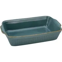 CreaTable Auflaufform Classic Vintage, Steinzeug, (1-St), mit markantem Streifendekor, 20 x 34 cm