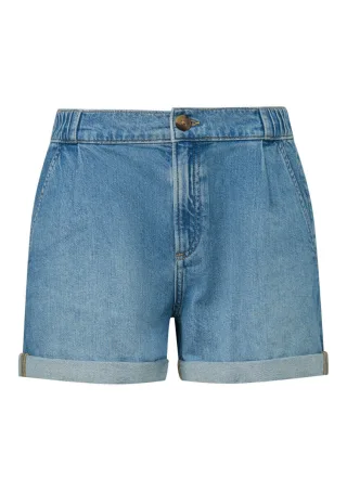 Q/S designed by - Locker geschnittene Jeans-Shorts blau - Gr. - 42