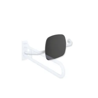 Hewi 801 Rückenstütze 801.51.9272R98 Wandabstand 230mm, rechts, Lehne anthrazitgrau, signalweiß