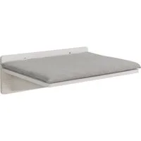 TRIXIE Katzen-Kletterwand Liegeplatte zur Wandmontage - weiß - 50 × 17,5 × 36,5 cm