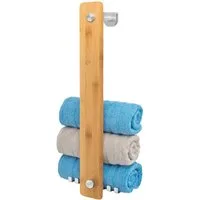 bremermann Handtuchhalter bremermann Bad-Serie PIAZZA BAMBUS - 2in1, Bambus und Edelstahl