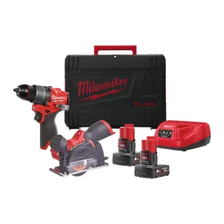 Milwaukee M12 FUEL Powerpack M12 FPP2G2-402X (Schlagbohrschrauber & Multimaterialschneider) - 4933480592