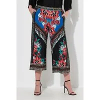 MIAMODA Culotte Culotte weit und gerade Blumenmuster