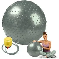 Endless Yogaball Gymnastikball groß, PVC Fitnessball mit Luftpumpe, platzsicher (Sowohl für Männer als auch für Frauen, Sowohl für Männer als auch für Frauen), Balance Ball Stuhl für Fitness Workout Stabilität Pilates