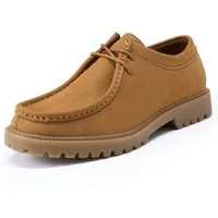 Allthemen Schnürschuh Herren casual Halbschuh in einfaches Aussehen Lederschuhe