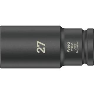 Wera 8790 C Impaktor Deep Steckschlüsseleinsatz mit 1/2"-Antrieb Schwarz - 05004840001