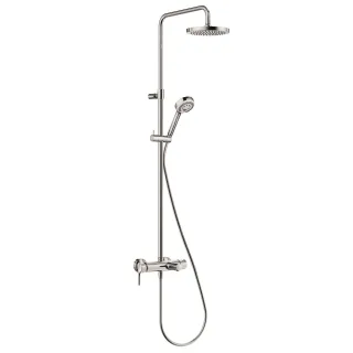 KLUDI LOGO Einhandmischer Dual Shower System mit Wanneneinlauf chrom 6808305-00