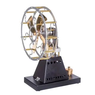 STARPOWER YH003 Vintage 4-Blades Heat Powered Thermal Stove Fan Stirling Engine Model Physics Science Discovery Experime