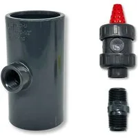 OKU Pool-Solarabsorber OKU Absorber-Belüftungsset für PVC-Verrohrung Ø 50 mm